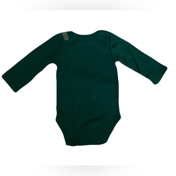 The Children's Place Green Santa's Helper Christmas Elf Bodysuit Onesie 3-6M NWT - Picture 2 of 4